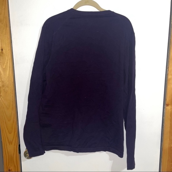 JF J. Ferrar Purple V Neck Sweater - Picture 2 of 4